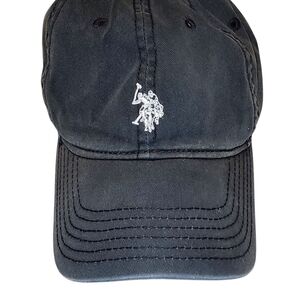 U.S. Polo Assn. Black Cap with Embroidered Logo